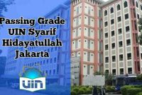 passing grade uin jakarta