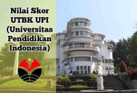 skor utbk upi