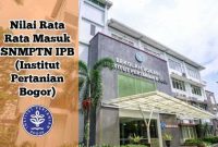 nilai rata rata masuk IPB