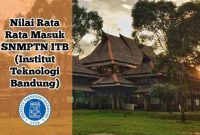 nilai rata rata masuk ITB