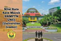 nilai rata rata masuk UNEJ