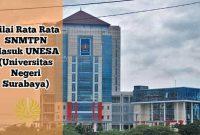 nilai rata rata masuk unesa