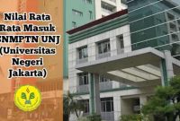 nilai rata rata masuk UNJ