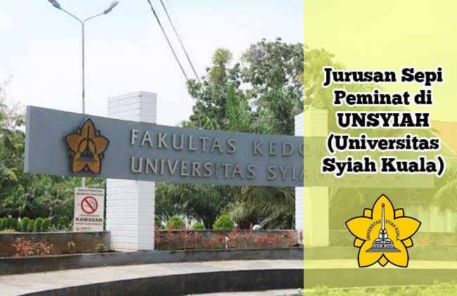 jurusan sepi peminat di UNSYIAH